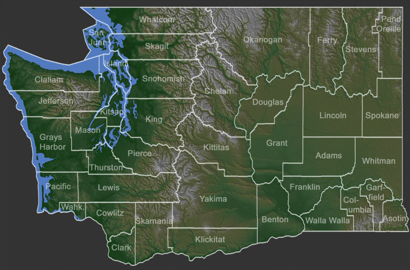 schools in washington state map